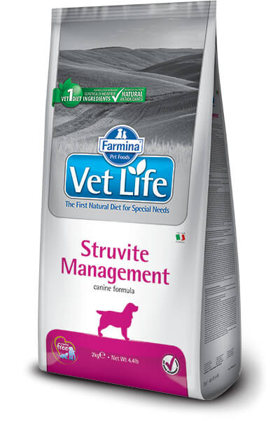 Vet Life Farmina Struvite Management crocchette dietetiche cane Formato 2 x 12kg