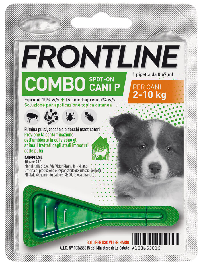Frontline Combo Cane Piccolo 2-10Kg 1 pipetta