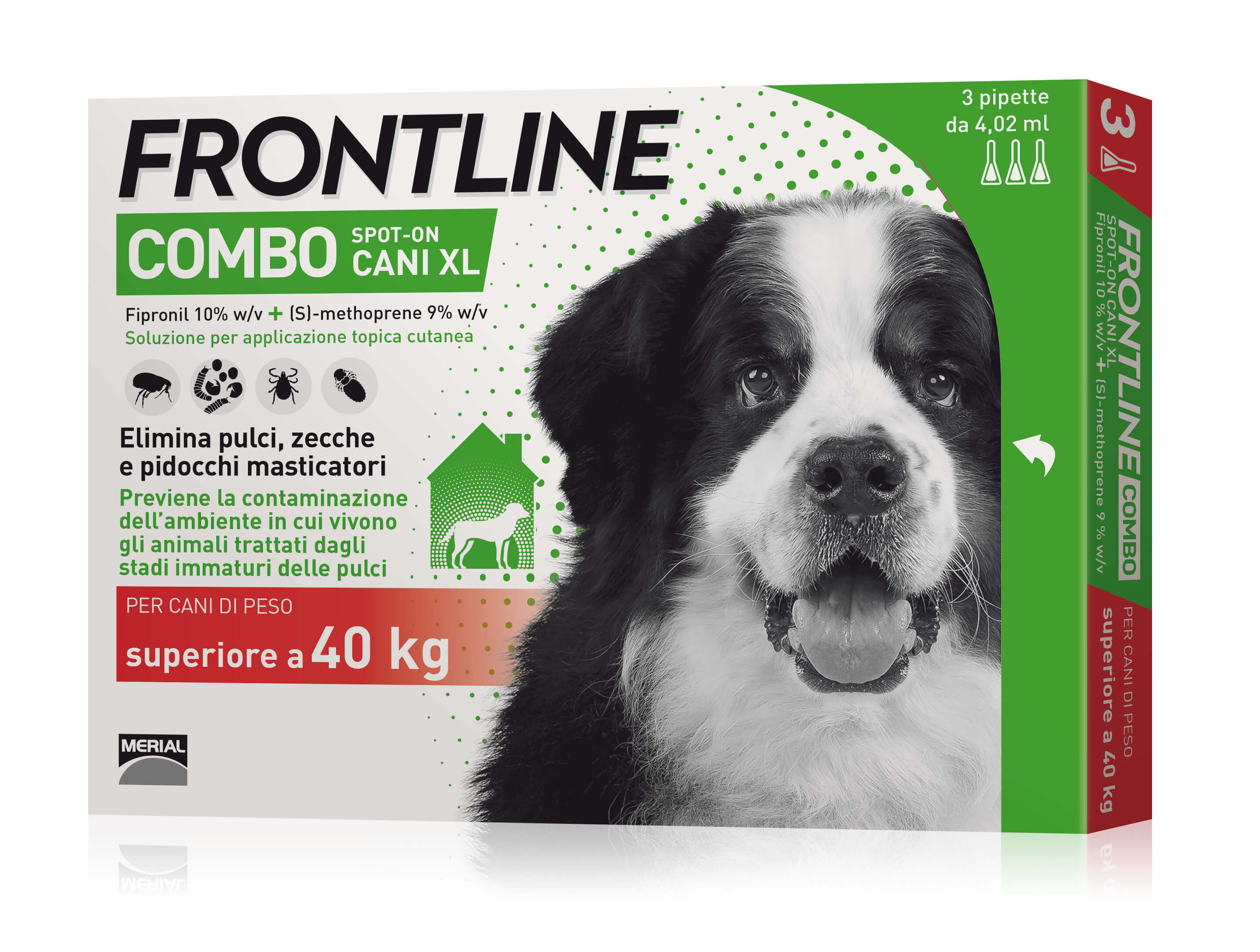 Frontline Combo Cane oltre 40kg 3 pipette