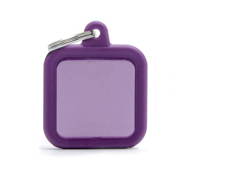 Medaglietta Hushtag Quadro colori vari