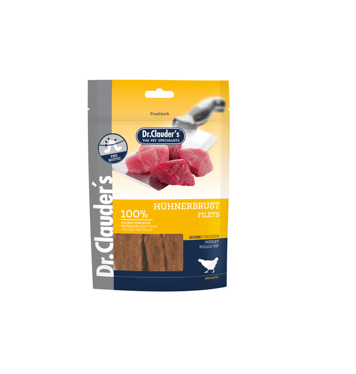 Dr. Clauder's Filet al pollo 80g snack per cani in filetti