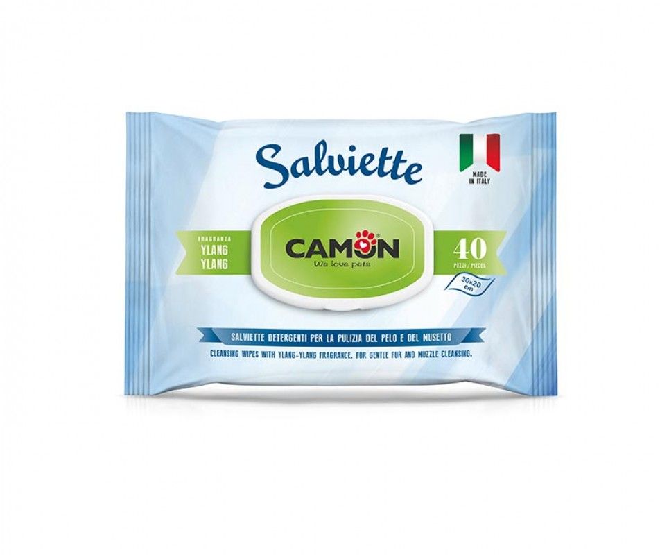 Camon Salviettine Detergenti Muschio Bianco 40pz