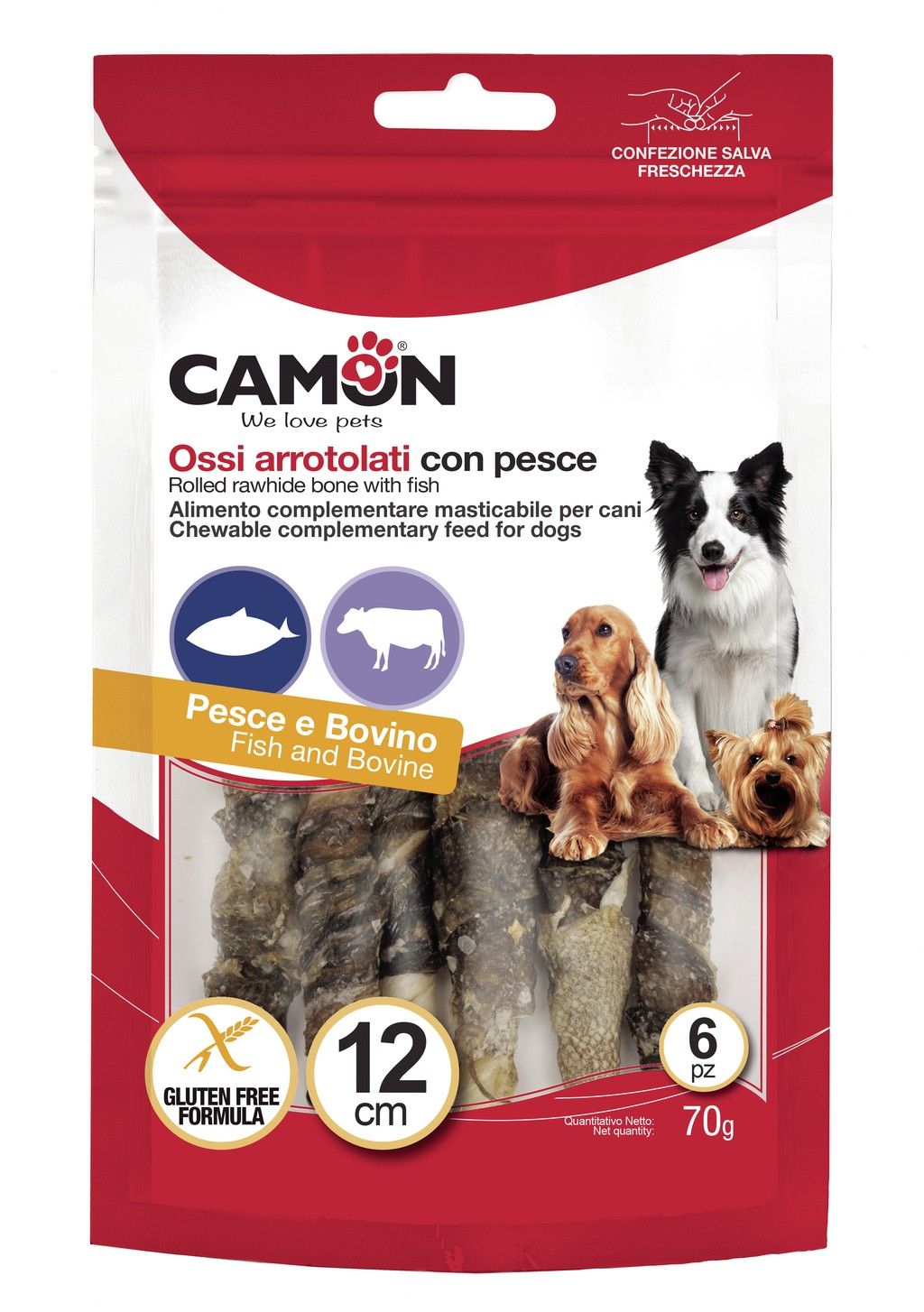 Gusto Bueno Strisce al Barbeque 50g snack per cani