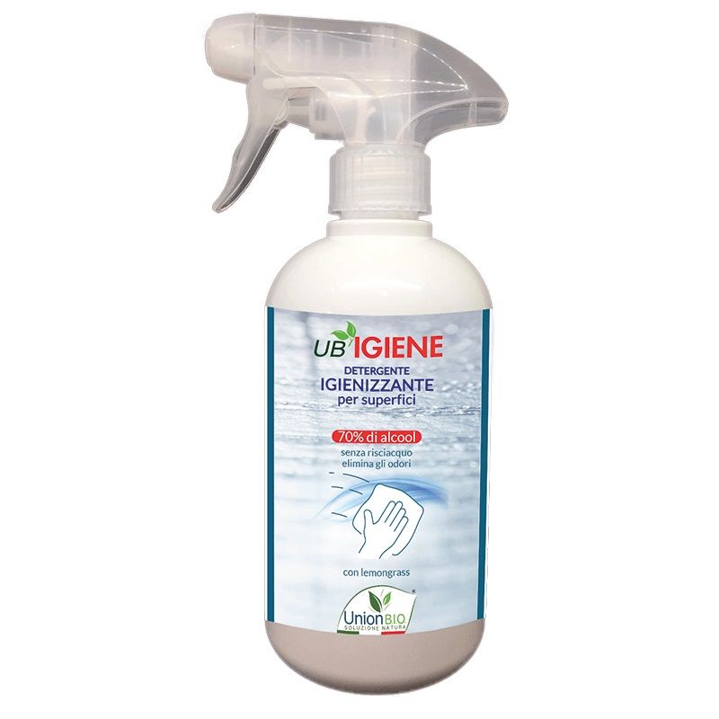 UB Igiene Spray detergente e igienizzante superfici