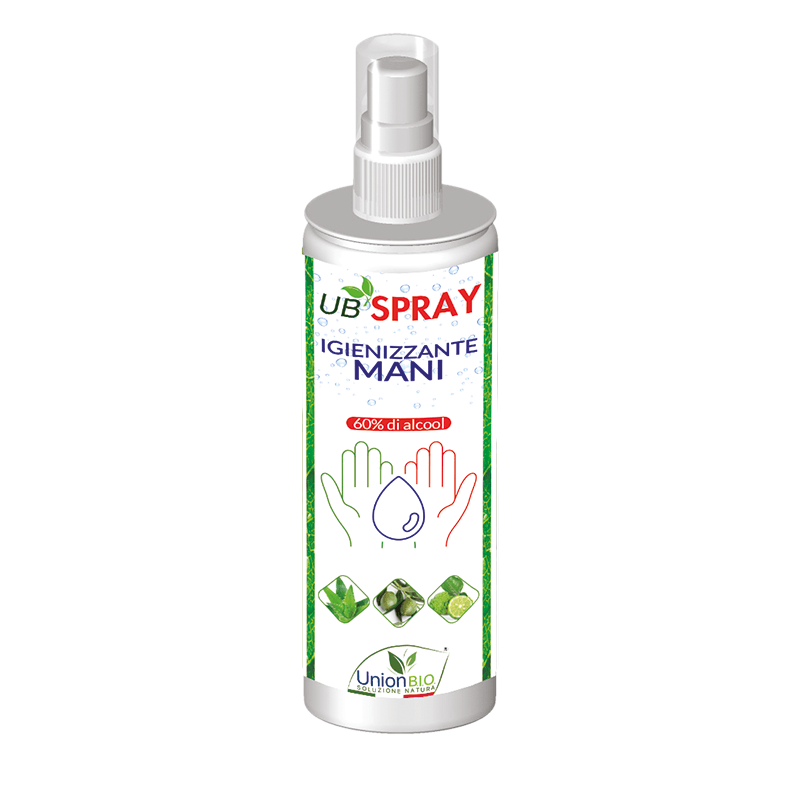 UB Spray igienizzante mani 60% alcool 125ml ULTIMI PEZZI