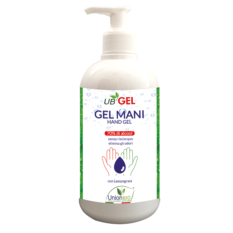 UB Gel igienizzante mani 70% alcool