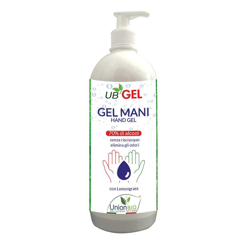 UB Gel igienizzante mani 70% alcool