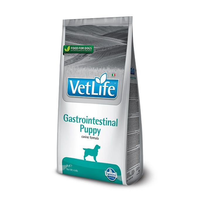 Vet Life Farmina Gastrointestinal Puppy crocchette dietetiche cucciolo Formato 2 x 12kg