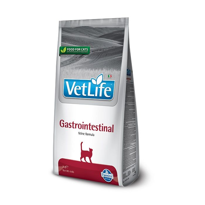 Vet Life Farmina Gastrointestinal crocchette dietetiche gatto Formato 400g