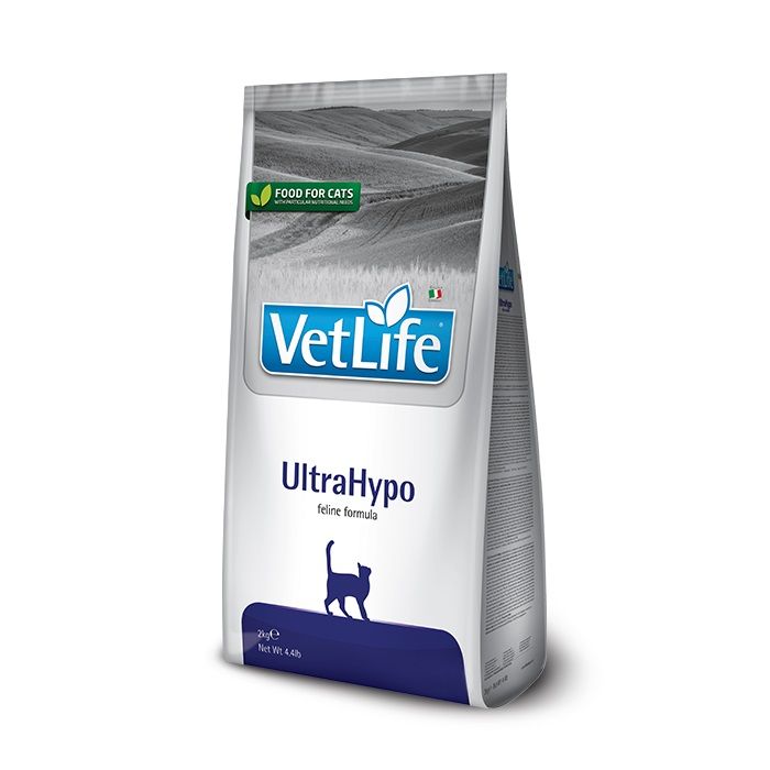 Vet Life Farmina UltraHypo crocchette dietetiche gatto Formato 400g