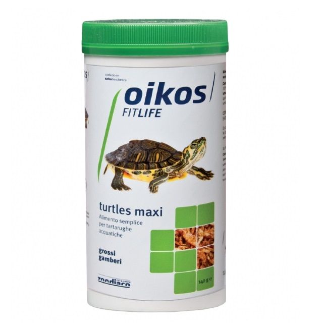 Oikos fitlife Turtles maxi 140g mangime per tartarughe ULTIMI PEZZI