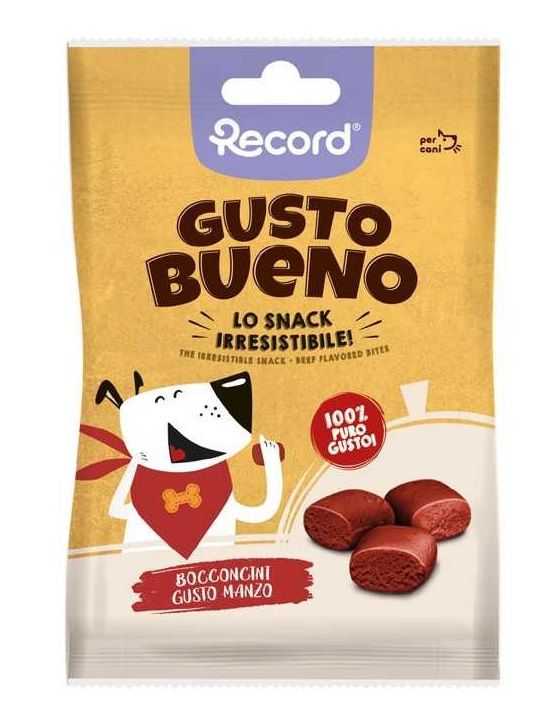 Gusto Bueno Bocconcini al Manzo 50g snack per cani