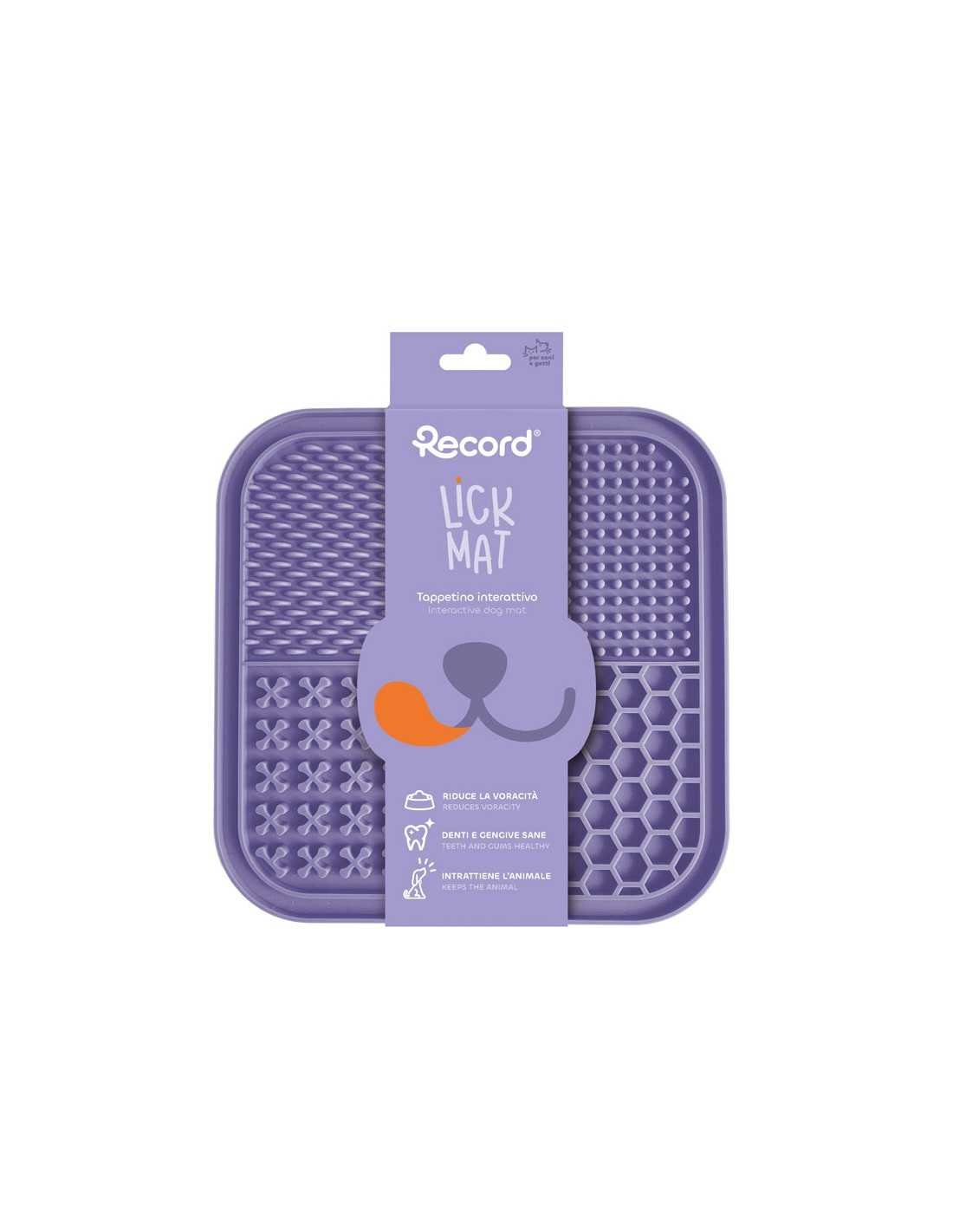 Record Tappetino Lick Mat Quadrato per cani e gatti