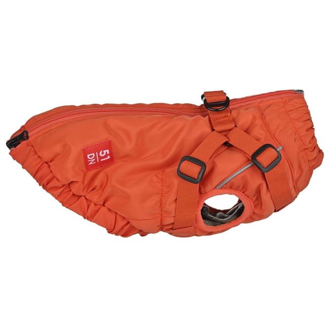 51DN Adventure Harness Coat Orange capottino per cani