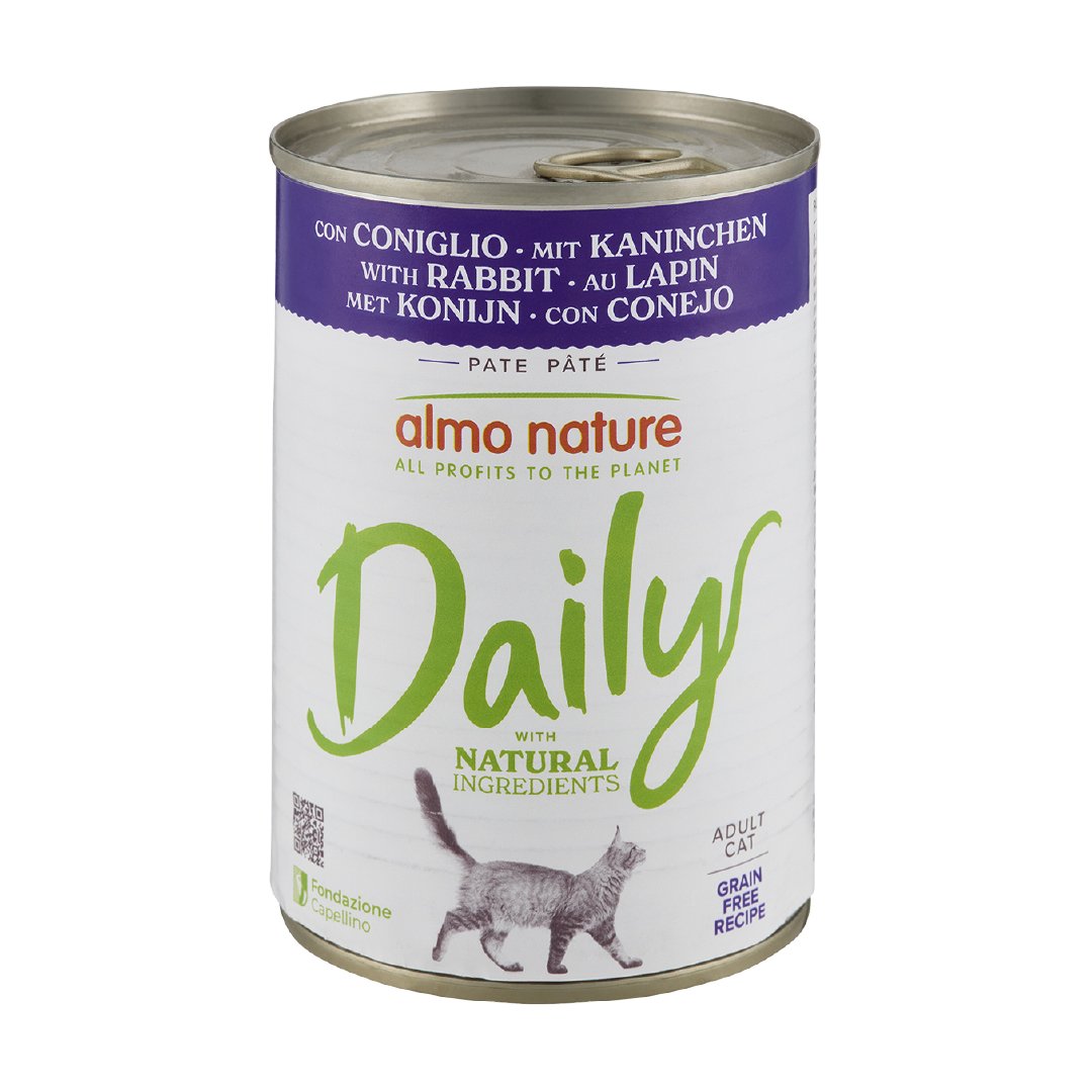 Almo Nature Daily Menu con Coniglio 400g umido gatto