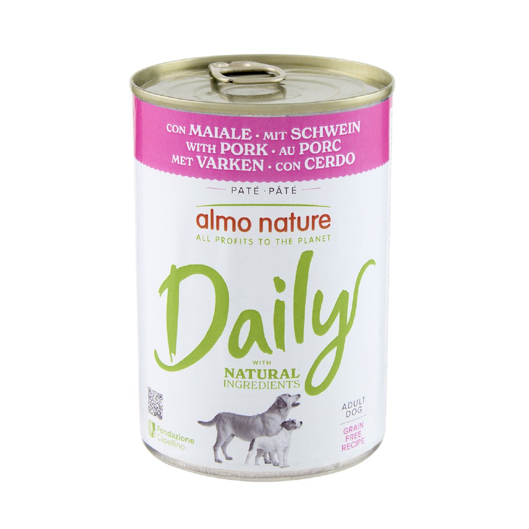 Almo Nature DailyMenu con maiale 400g umido cane