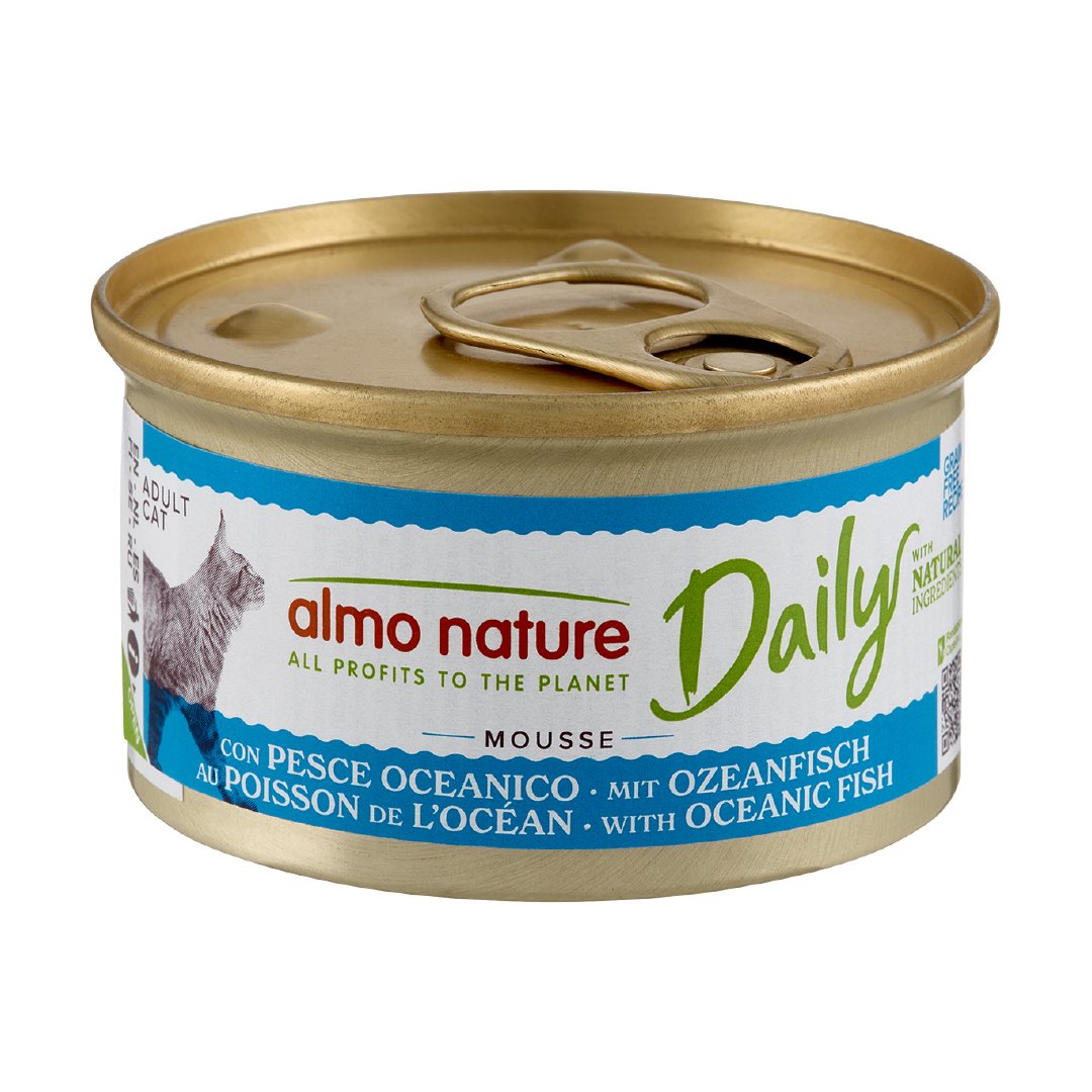 Almo Nature Daily Menù Mousse con Pesce Oceanico 85g umido gatto Formato 85 g