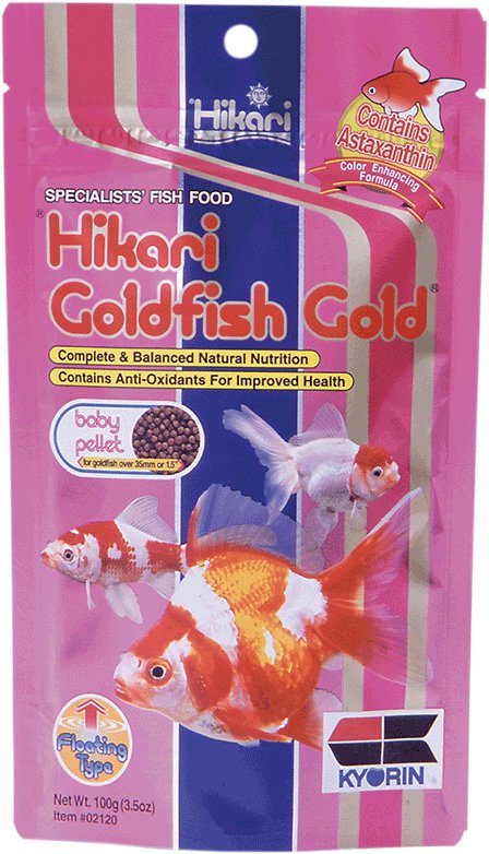 Hikari Goldfish Gold Baby 100g pellet galleggianti coloranti per pesci rossi