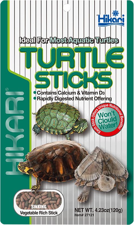 Hikari Reptile Turtle Sticks 120g stick galleggianti completi per tartarughe acquatiche