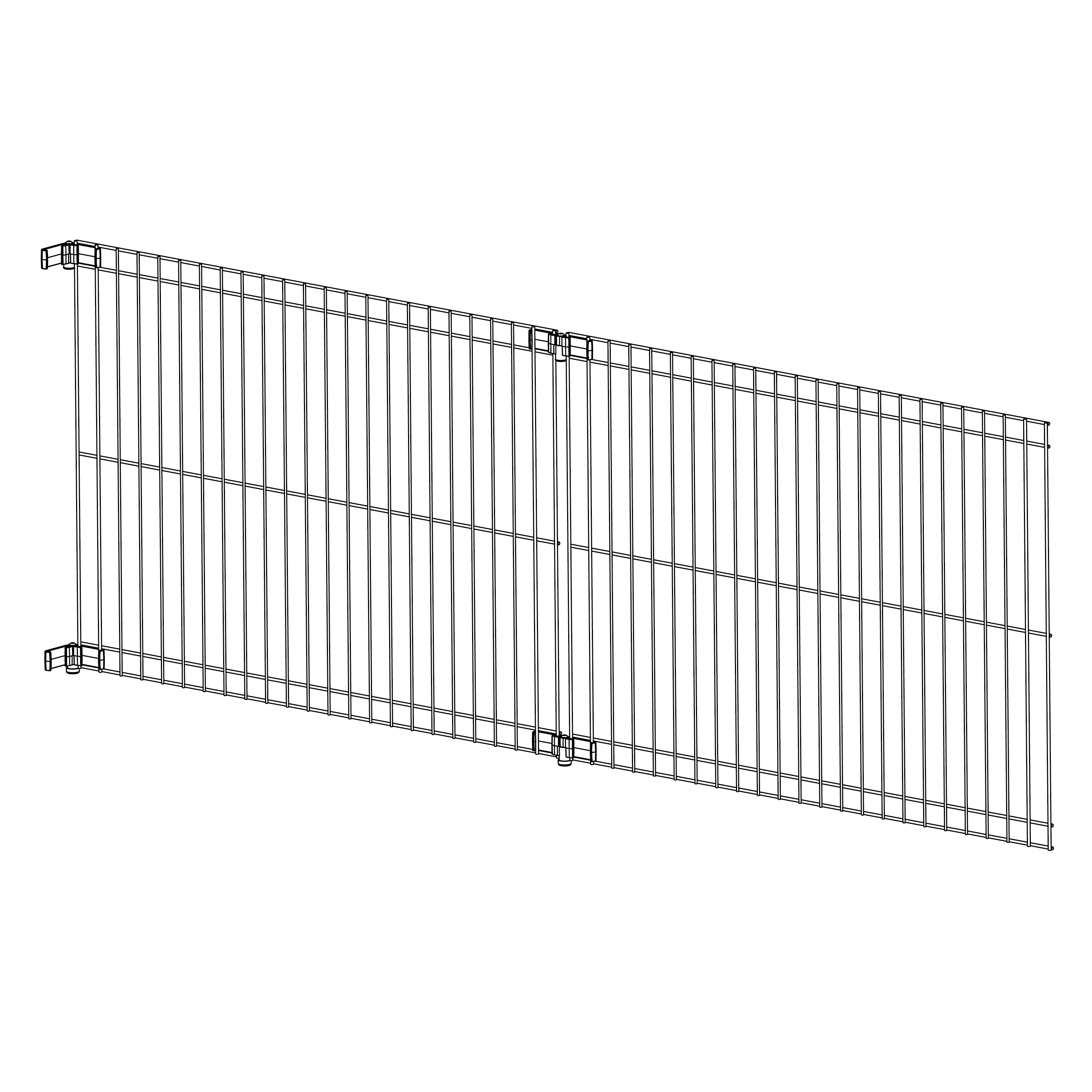 Ferplast Dog Fence Ext estensione recinto per cane h 60 cm