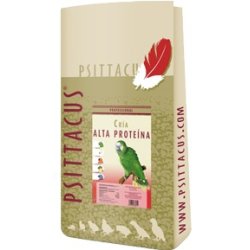 Psittacus Allevamento Formula Alta Proteina 12kg estruso pappagalli riproduttori taglia media grande