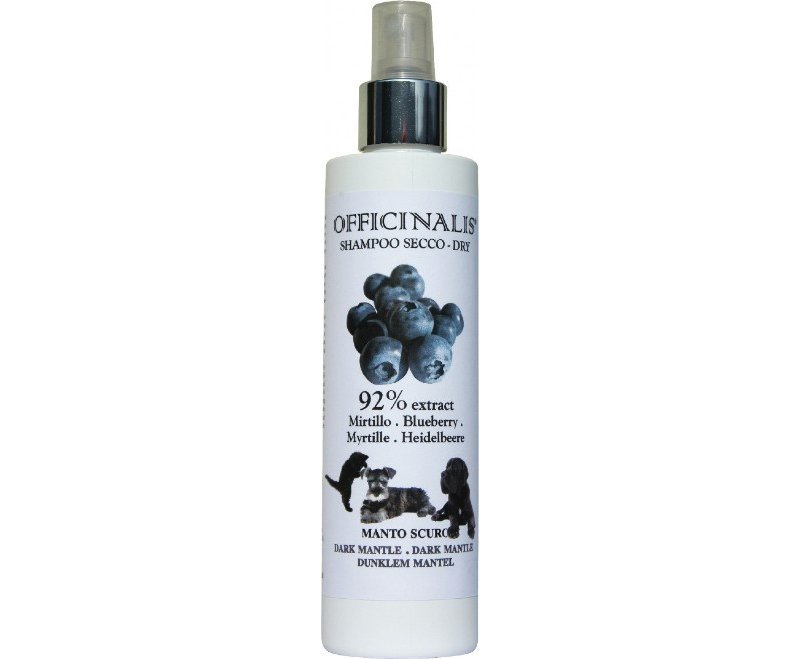 Officinalis Shampoo a Secco Mirtillo 250ml cane e gatto