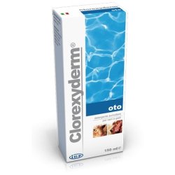 ICF Clorexyderm Oto 150ml detergente auricolare cane gatto