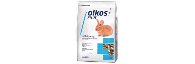 Oikos Rabbit Youg 600g alimento completo per coniglietti Oikos Rabbit Youg 600g alimento completo per coniglietti