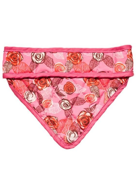 Aqua Coolkeeper Bandana Roses