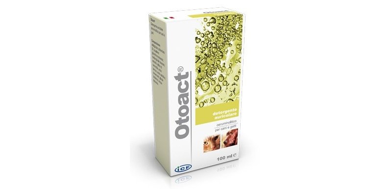 ICF Otoact 100ml detergente auricolare cane gatto