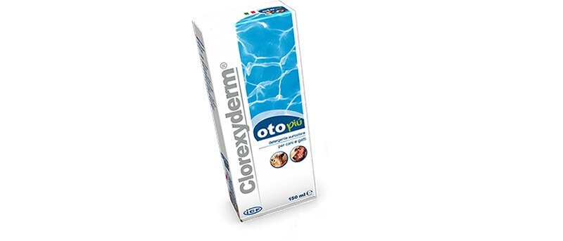 ICF Clorexyderm Oto più 150ml detergente auricolare cane gatto