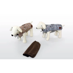 OFFERTA! Dog Line Impermeabile Sherlock Plus 24 cm Marrone ULTIMO PEZZO