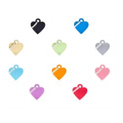 Medaglietta Cuore S Alluminio 2017