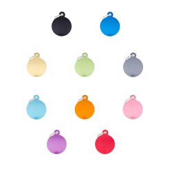 Medaglietta Cerchio L Alluminio Colori Vari 2017