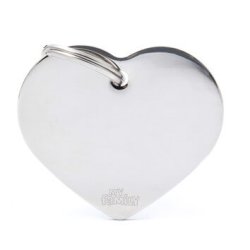 Medaglietta Cuore L Acciaio Cromato 2017