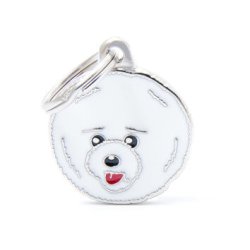Medaglietta Cane Bichon Frisè 2017