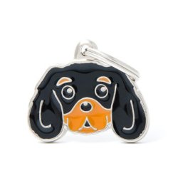 Medaglietta Cane Cavalier King Black & Tan 2017