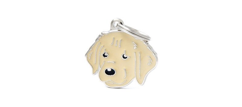 Medaglietta Cane Golden Retriever 2017