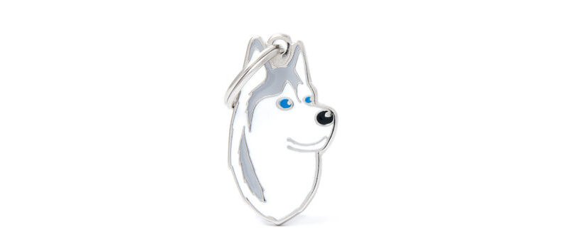 Medaglietta Cane Husky Siberiano 2017