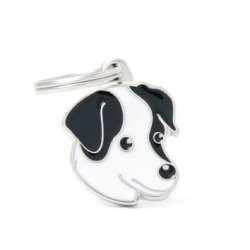 Medaglietta Cane Jack Russell Bianco e Nero 2017