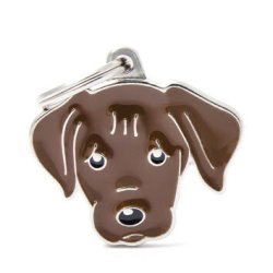 Medaglietta Cane Labrador Cioccolato 2017
