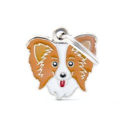 Medaglietta Cane Papillon 2017