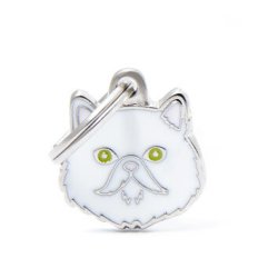 Medaglietta Gatto Persiano Bianco 2017