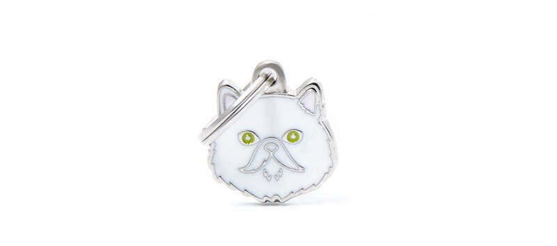 Medaglietta Gatto Persiano Bianco 2017