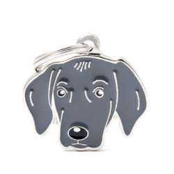 Medaglietta Cane Weimaraner 2017