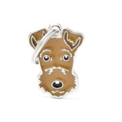 Medaglietta Cane Airedale Terrier 2017