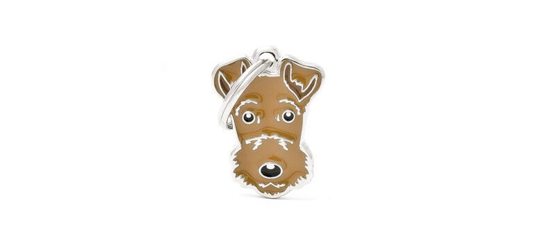Medaglietta Cane Airedale Terrier 2017