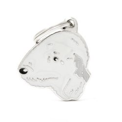 Medaglietta Cane Bedlington Terrier 2017