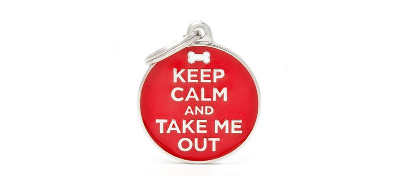 Medaglietta Keep Calm and Take Me Out 2017