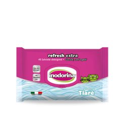 Inodorina Refresh Extra Fiori di Tiarè salviette 40pz - AquaZooMania